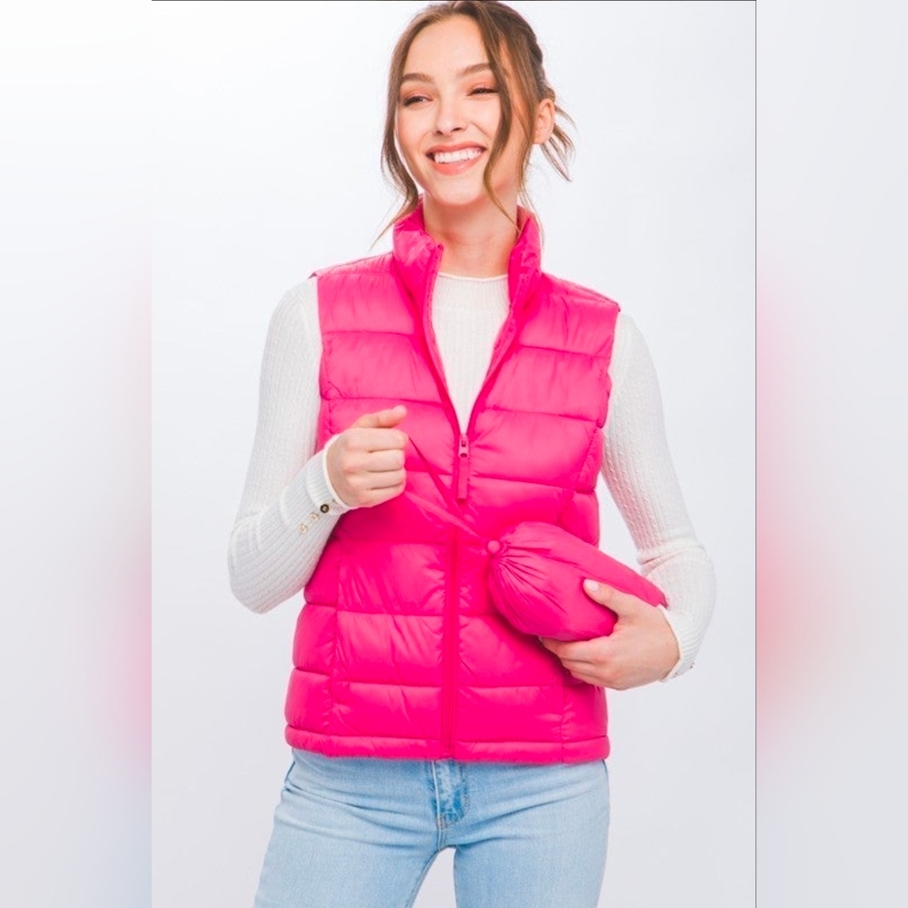 Love Tree Puffer Vest